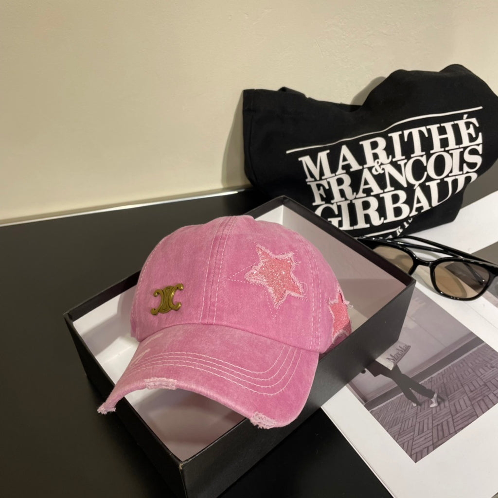 Star hat pink